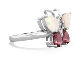 Opal Butterfly 14K White Gold ring R2215