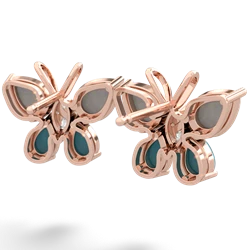 Opal Butterfly 14K Rose Gold earrings E2215