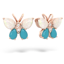 matching earrings - Butterfly