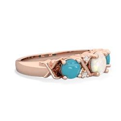 Opal Hugs And Kisses 14K Rose Gold ring R5016