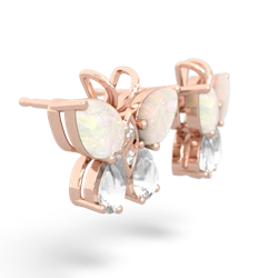 Opal Butterfly 14K Rose Gold earrings E2215