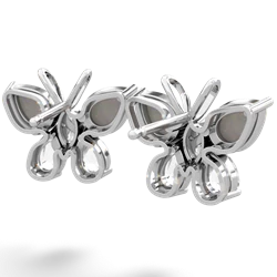 Opal Butterfly 14K White Gold earrings E2215