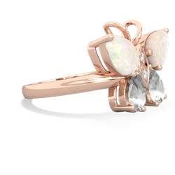 Opal Butterfly 14K Rose Gold ring R2215