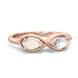 Opal Infinity 14K Rose Gold ring R5050