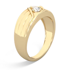 Opal Men's Streamline 14K Yellow Gold ring R0460