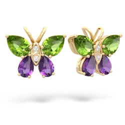 matching earrings - Butterfly