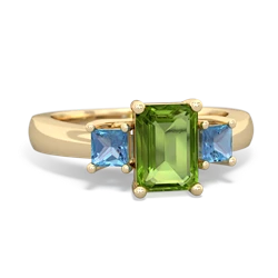 similar item - Three Stone Emerald-cut Trellis