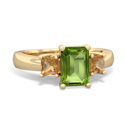 similar item - Three Stone Emerald-cut Trellis