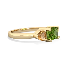 Peridot Three Stone 14K Yellow Gold ring R5235