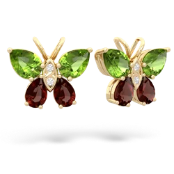 matching earrings - Butterfly