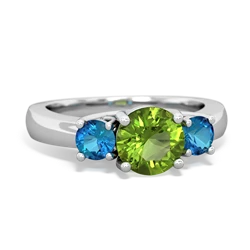 matching rings - Three Stone Round Trellis
