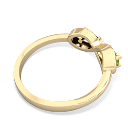 Peridot Infinity 14K Yellow Gold ring R5050