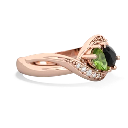 Peridot Summer Winds 14K Rose Gold ring R5342