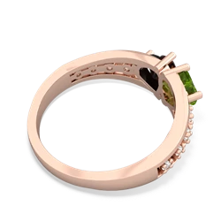 Peridot Heart To Heart 14K Rose Gold ring R3342