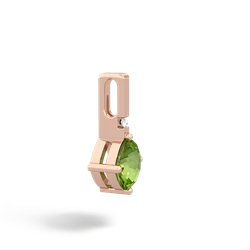 Peridot Simply Elegant 14K Rose Gold pendant P2489