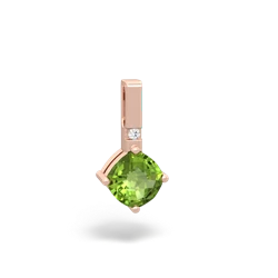 Peridot Simply Elegant 14K Rose Gold pendant P2489