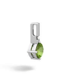 Peridot Simply Elegant 14K White Gold pendant P2489