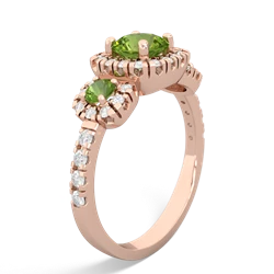 Alexandrite Regal Halo 14K Rose Gold ring R5350