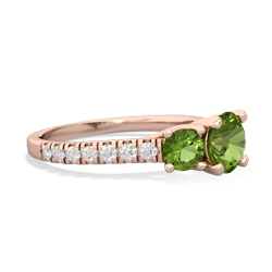 Opal Pave Trellis 14K Rose Gold ring R5500