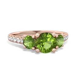 Alexandrite Pave Trellis 14K Rose Gold ring R5500