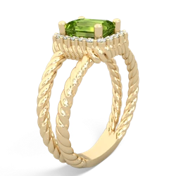 peridot couture rings