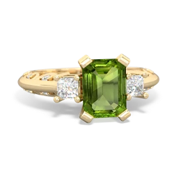 matching rings - Art Deco Diamond 8x6 Emerald-cut Engagement