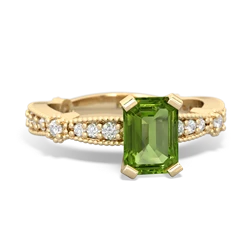 matching engagment rings - Sparkling Tiara 7x5mm Emerald-Cut