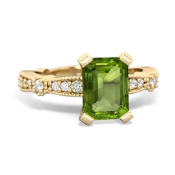 matching engagment rings - Sparkling Tiara 8x6 Emerald-cut