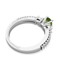 peridot engagement rings