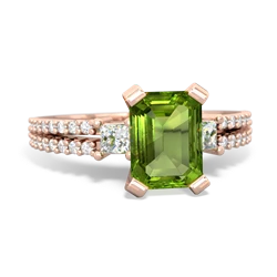 matching engagment rings - Classic 8x6mm Emerald-cut Engagement