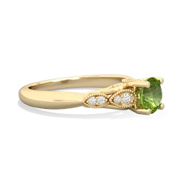 Peridot Antique Elegance 14K Yellow Gold ring R3100