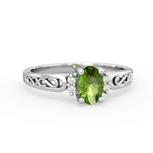 matching rings - Filligree Scroll Oval