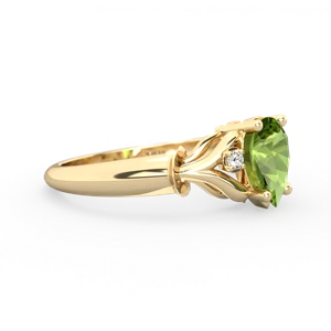 Peridot Precious Pear 14K Yellow Gold ring R0826