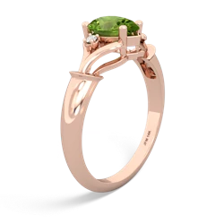 Peridot Precious Pear 14K Rose Gold ring R0826