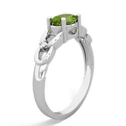 Peridot Links 14K White Gold ring R4032