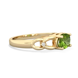 Peridot Links 14K Yellow Gold ring R4032