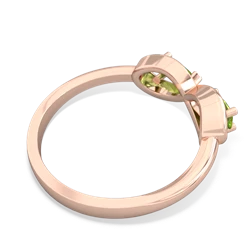 Peridot Infinity 14K Rose Gold ring R5050