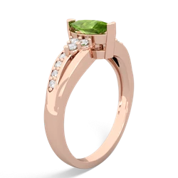 Peridot Royal Marquise 14K Rose Gold ring R2343