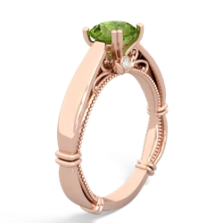 Peridot Renaissance 14K Rose Gold ring R27806RD