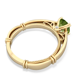 Peridot Renaissance 14K Yellow Gold ring R27806RD