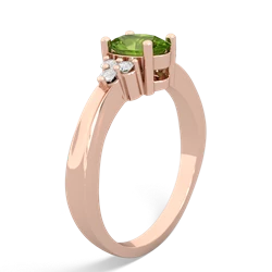 Peridot Simply Elegant 14K Rose Gold ring R2113