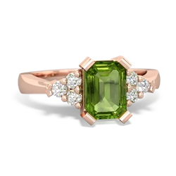 Peridot Timeless Classic 14K Rose Gold ring R2591