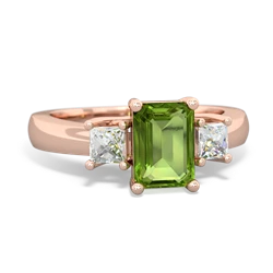 similar item - Diamond Three Stone Emerald-cut Trellis
