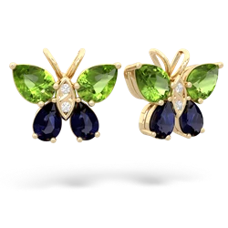 matching earrings - Butterfly