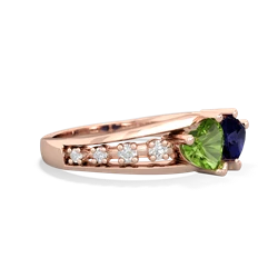 Peridot Heart To Heart 14K Rose Gold ring R3342