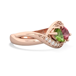 Peridot Summer Winds 14K Rose Gold ring R5342