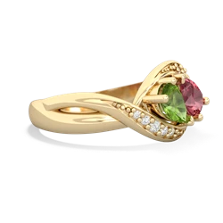 Peridot Summer Winds 14K Yellow Gold ring R5342