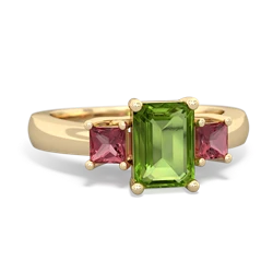 similar item - Three Stone Emerald-cut Trellis