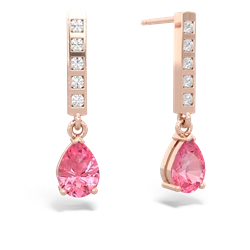 pink_sapphire art_deco earrings