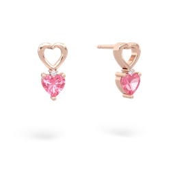 pink_sapphire art_deco earrings